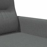 vidaXL Fauteuil Gris foncé 60 cm Tissu