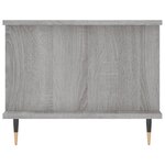 vidaXL Table basse sonoma gris 90x50x40 cm bois d'ingénierie