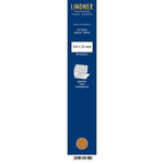 Bandes Klemmfix double soudure 210 x 22 mm pour timbres-poste. Fond - Transparent