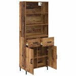 vidaXL Haut Armoire Bois ancien 69 5 x 34 x 180 cm Bois d'ingénierie