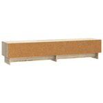 vidaXL Meuble TV 147 x 34 5 x 30 cm Chêne Sonoma Bois d'ingénierie
