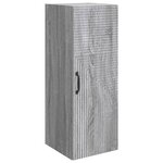 vidaXL Armoire Murale Sonoma gris 33 x 34 5 x 90 cm Bois d'ingénierie