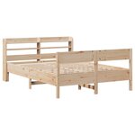 vidaXL Cadre de lit sans matelas 150x200 cm bois de pin massif