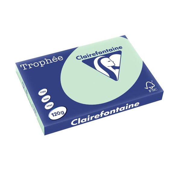 Ramette 250 Feuilles Papier 120g A3 420x297 mm Certifié FSC VERT TROPHÉE