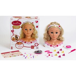 Theo Klein 5242 - Tête à coiffer Princesse Coralie Rose