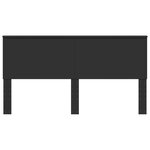 vidaXL Tête de lit Chêne noir 180 cm Bois d'ingénierie