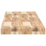 vidaXL Étagères flottantes 3 Pièces 140x30x4 cm acacia massif non traité