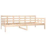 vidaXL Lit de jour sans matelas bois de pin massif 90x200 cm