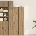 vidaXL Haut Armoire 2 Pièces Chêne artisanal 70 x 42 5 x 185 cm