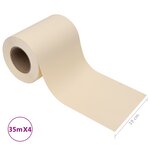 vidaXL Écrans d'intimité de jardin 4 Pièces PVC 35x0 19 m Crème