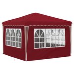 vidaXL Tente de fête pop-up 288 x 288 x 245 cm Bordeaux Tissu Oxford