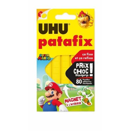 UHU Patafix Jaune 80 Pastilles PRIX CHOC RDC