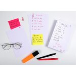 Étui de 100 fiches bristol blanc quadrillé 5x5 perforé 125x200mm Blanc EXACOMPTA