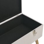 vidaXL Banc avec compartiment de rangement 80 cm Gris Velours