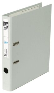 classeur rado plast  dos: 50 mm  A4  gris ELBA