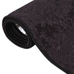 vidaXL Tapis lavable antidérapant 80x150 cm Anthracite