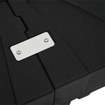 vidaXL Set de base de parasol déporté 2 pièces - 150kg de sable ou 113kg d'eau