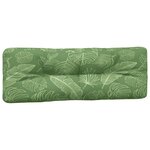 vidaXL Coussins de palette 7 Pièces motif de feuilles tissu