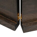 vidaXL Dessus de table bois massif traité bordure assortie