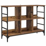 vidaXL Buffet Marron 102 x 32 x 73.5 cm Bois d'ingénierie