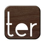 Numéro TER-Numéro adhésif pour boîtes aux lettres - Résine de 3 mm, hauteur environ 50 mm - Voyager (chêne moyen)