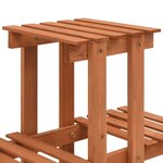 vidaXL Support pour plantes 83x25x132 cm Bois de sapin massif
