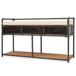 vidaXL Banc de rangement avec coussin 107 5 x 34 5 x 59 cm