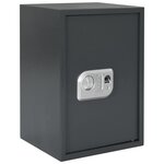 vidaXL Coffre-fort numérique Gris Foncé 31 x 35 x 50 cm Acier