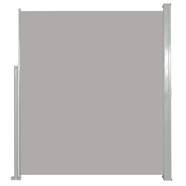 vidaXL Auvent latéral rétractable 140 x 300 cm Gris