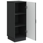 vidaXL Buffet Noir 33 x 34 5 x 87 cm Bois d'ingénierie