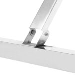 vidaXL Table de travail pliable de cuisine 120x60x80 cm Inox