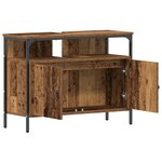 Meuble sous lavabo vidaXL Bois ancien 80x30x60 cm en bois reconstitué