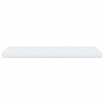 vidaXL Matelas en mousse blanc 80x220 cm 7 zones dureté 20 ILD