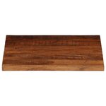 vidaXL Dessus de table 60x60x2 5 cm carré bois massif de récupération