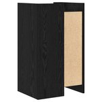 vidaXL Buffet Chêne noir 45x35x75 cm Bois d'ingénierie