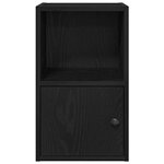 vidaXL Bibliothèque chêne noir 31x24x52 cm bois d'ingénierie