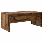 vidaXL Table basse Bois ancien 100 x 50 x 40 cm Bois d'ingénierie