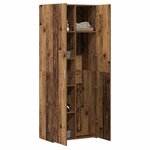 vidaXL Haut Armoire 2 Pièces Bois ancien 70 x 42 5 x 185 cm