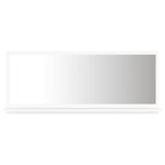 vidaXL Miroir de salle de bain Blanc 90x10 5x37 cm Aggloméré