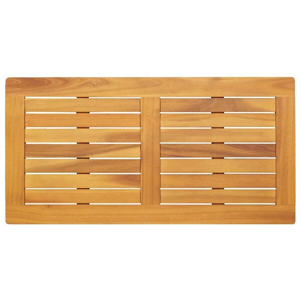 vidaXL Plateau de table Marron 90 x 45 x 2 cm Bois d'acacia massif