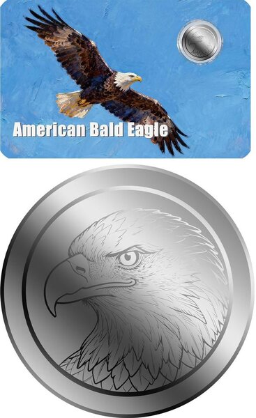 Pièce de monnaie en Platine 12 Dollars g 0.031 (1/1000 oz) Millésime 2026 AMERICAN BALD EAGLE 1/1000 (PRÉCOMMANDE)