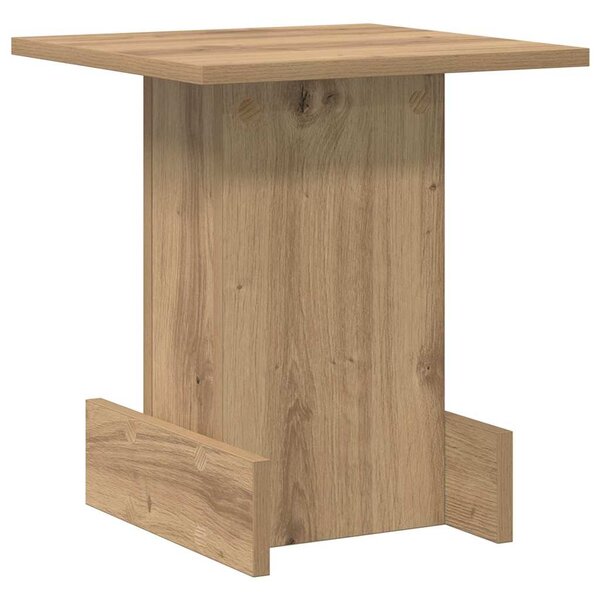 vidaXL Table d'appoint Chêne artisanal 35 5 x 35 x 40 cm