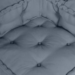 vidaXL Canapé modulaire 3 Pièces Gris 140 x 70 x 36 cm tissu