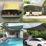 vidaXL Voile d'ombre 4 x 4 x 4 m 100   polyester Oxford Triangulaire