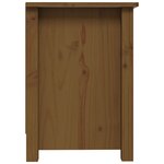 vidaXL Meuble TV Marron miel 70x36 5x52 cm Bois de pin massif