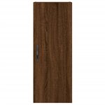 vidaXL Armoire murale chêne marron 34 5x34x90 cm bois d'ingénierie