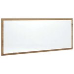 vidaXL Miroir de salle de bain à LED chêne artisanal bois d'ingénierie