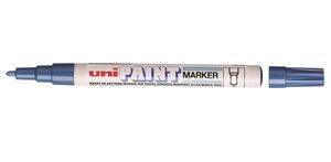 Marqueur PAINT Marker PX21 Pointe conique fine 0 8 - 1 2mm Bleu Clair UNI-BALL
