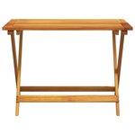 vidaXL Ensemble à manger de jardin pliable 5 Pièces bois massif d’acacia