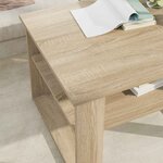 vidaXL Table basse Chêne Sonoma 64 x 54 x 44 cm Bois d'ingénierie